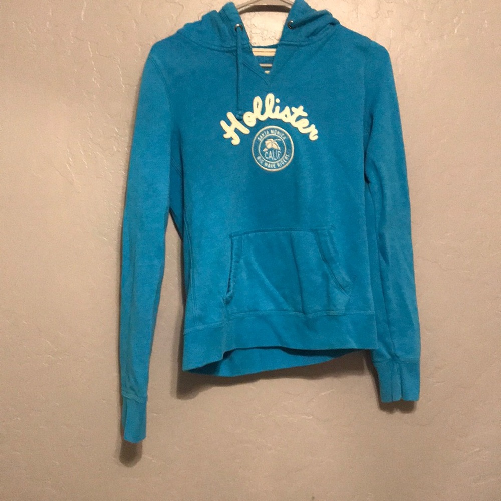 Turquoise holister sweatshirt